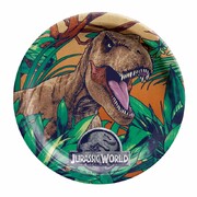 Jurassic World Dinosaur 9in Round Paper Plates
