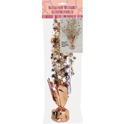 Glitz Rose Gold Stars Centrepiece Weight and Spray Pk 1 