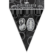 Glitz Black 80 Flag Banner (3.6m) Pk 1 