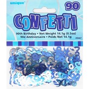 90 Glitz Blue & Silver Confetti Pk 1