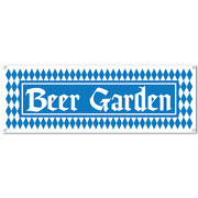 Beer Garden Oktoberfest Banner (53 x 152cm) Pk 1