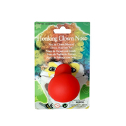 Red Plastic Clown Nose with Squeaker