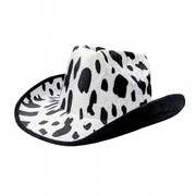 Cow Print Cowboy Hat Pk 1