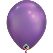 Chrome Purple Latex Balloons (11in. /30cm) Pk 25