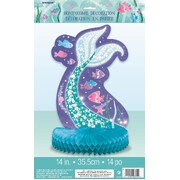 Mermaid Tail Honeycomb Centrepiece Decoration