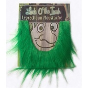 Green St Patricks Day Leprechaun Beard (Pk 1)