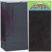 Bags Party Black Paper Pk12