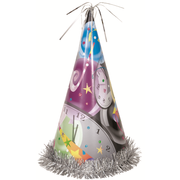 New Year Clock Large Cardboard Hat Pk 1 