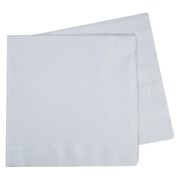 Metallic Silver 2 Ply Dinner Napkins Pk 40