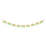 Pastel Rainbow Bunting Banner Decoration 2.5m