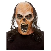 Full Face Latex Zombie Mask with Hair