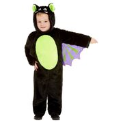 Toddler Bat One Piece Suit Halloween Costume (3-4 Yrs) Pk 1