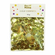 Metallic Gold Confetti Table Scatters 15g | Mixed Size Gold Confetti for Tables & Balloons