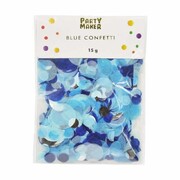 Metallic Silver & Blue Confetti Table Scatters 15g | Mixed Size Confetti for Tables & Balloons