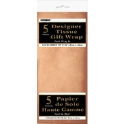 Metallic Rose Gold Tissue Wrap (51cm x 66cm) Pk 5