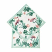 Flamingo & Palms Paper Lunch Napkins 33cm Pk 16