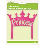 Cake Topper Pink Princess Crown Pk1