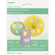 Baby Shower Embellishment Decorations  Pk 24