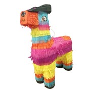 Multicolour Mexican Bull Piñata – Fillable Fiesta Party Candy Piñata Decoration