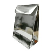 Metallic Silver Paper Party Loot Bags Pk 10