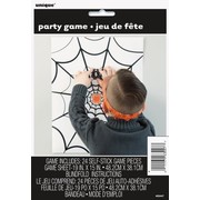 Halloween Pin the Spider on the Spiderweb Party Game Pk 1