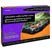 Halloween Coffin Inflatable Buffet Cooler (132cm x 78cm) Pk 1