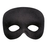 Phantom Black Masquerade Eye Mask | DIY Costume Mask with Elastic Band