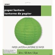 Lime Green Decorative Paper Lantern (25cm) Pk 1
