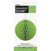 Lime Green Honeycomb Ball Decoration (20cm) Pk 1 