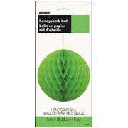 Lime Green Honeycomb Ball Decoration (20cm) Pk 12