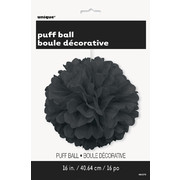 Black Tissue Paper Pom Pom (40cm) Pk1 