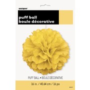 Yellow Tissue Paper Pom Pom (40cm) Pk1 