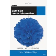 Royal Blue Tissue Paper Pom Pom (40cm) Pk1