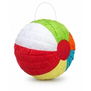 Colourful Beach Ball Pinata 20cm - Summer & Pool Party Decoration