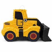 3D Excavator Construction Pinata - Yellow & Black Kids Party Decoration