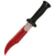 Bloody Plastic Knife 34cm - Fake Blood Halloween Costume Accessory