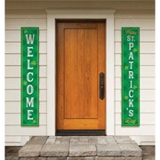 St Patricks Day Welcome Hanging Banner Decorations Pk 2