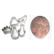Princess Mini Cookie Cutter Set Pk 5