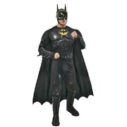 DC Comics Batman Adult Costume Large – Padded Jumpsuit with Cape, Mask & Boot Tops
