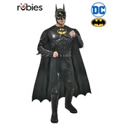 DC Comics Batman Adult Costume Medium – Padded Jumpsuit with Cape, Mask & Boot Tops