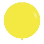 Large Fashion Yellow Latex Balloons 60cm Pack of 2 | 24 Inch Biodegradable Party Balloons