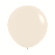 Pick-A-Bunch Pastel Dusk Cream 60cm Latex Balloons Pk 2 