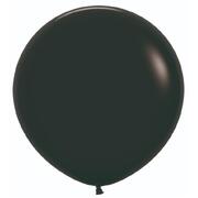 Matte Black Latex Balloon 36in 90cm (Pk 1)
