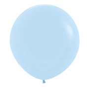 Matte Pastel Blue Latex Balloon 36in 90cm (Pk 1)
