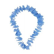 Oktoberfest Blue & White Check Lei Pk 1
