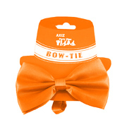 Orange Harmony Satin Bow Tie 