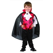 Toddler Halloween Vampire Costume (92-104cm, 3-5 Yrs) Pk 1