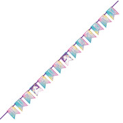 Unicorn Party Block Bunting Banner 2.13m (Pk 1)