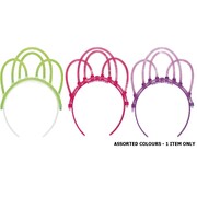 Glow Tiara Party Headband Pack of 1 | Assorted Colour Glow Stick Tiara