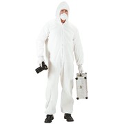 Adult Crime Scene Investigator Costume Medium Large CSI Forensic Suit